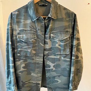 Topshop Camo shirt jacket